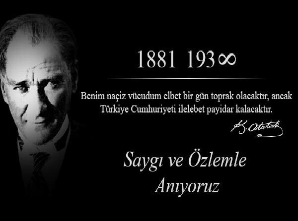 10 Kasım Atatürk'ü Anma Programı Düzenlendi.